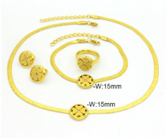 Stainless steel jewelry Bracelet Necklace Earrings Ring set Wholesale