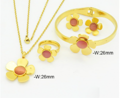 Stainless steel jewelry Bracelet Necklace Earrings Ring set Wholesale