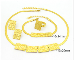 Stainless steel jewelry Bracelet Necklace Earrings Ring set Wholesale