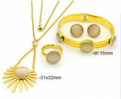 Stainless steel jewelry Bracelet Necklace Earrings Ring set Wholesale