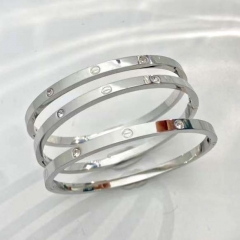 Stainless steel jewelry women bracelet 3 pcs set Wholesale