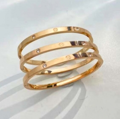 Stainless steel jewelry women bracelet 3 pcs set Wholesale