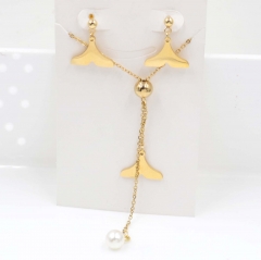 Stainless steel jewelry Necklace Earrings set Wholesale
