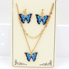 Stainless steel jewelry Necklace Earrings set Wholesale