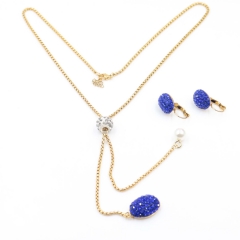Stainless steel jewelry Necklace Earrings set Wholesale