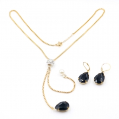 Stainless steel jewelry Necklace Earrings set Wholesale