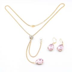 Stainless steel jewelry Necklace Earrings set Wholesale