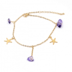 Stainless steel jewelry women Anklet  Wholesale
