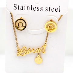 Stainless steel jewelry Necklace Earrings set Wholesale
