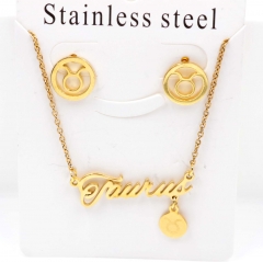 Stainless steel jewelry Necklace Earrings set Wholesale