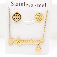 Stainless steel jewelry Necklace Earrings set Wholesale