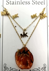 Stainless steel jewelry Necklace Earrings  set Wholesale