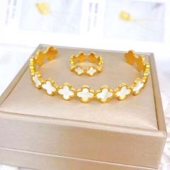 Stainless steel jewelry women Bracelet and ring Wholesale