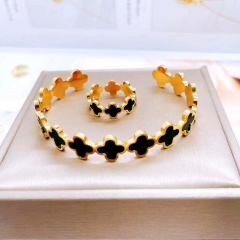 Stainless steel jewelry women Bracelet and ring Wholesale