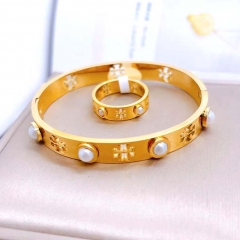 Stainless steel jewelry women Bracelet and ring Wholesale