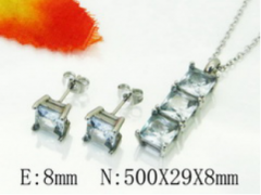 Stainless steel jewelry Necklace Eerrings  set Wholesale