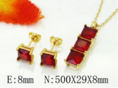 Stainless steel jewelry Necklace Eerrings  set Wholesale