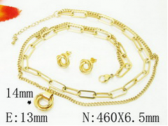 Stainless steel jewelry Necklace Eerrings  set Wholesale