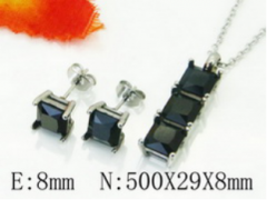 Stainless steel jewelry Necklace Eerrings  set Wholesale