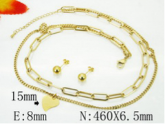 Stainless steel jewelry Necklace Eerrings  set Wholesale