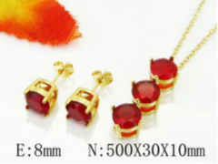 Stainless steel jewelry Necklace Eerrings  set Wholesale