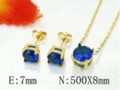 Stainless steel jewelry Necklace Eerrings  set Wholesale