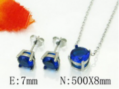 Stainless steel jewelry Necklace Eerrings  set Wholesale