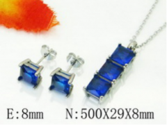 Stainless steel jewelry Necklace Eerrings  set Wholesale
