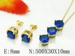 Stainless steel jewelry Necklace Eerrings  set Wholesale
