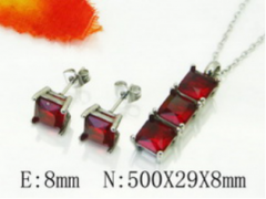 Stainless steel jewelry Necklace Eerrings  set Wholesale