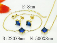 Stainless steel jewelry Necklace Eerrings Bracelet set Wholesale