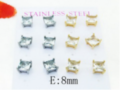 Stainless steel jewelry Earring (6pairs) wholesale