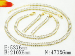 Stainless steel jewelry Necklace Eerrings Bracelet set Wholesale