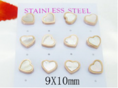 Stainless steel jewelry Earring (6pairs) wholesale