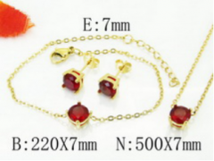 Stainless steel jewelry Necklace Eerrings Bracelet set Wholesale