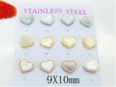 Stainless steel jewelry Earring (6pairs) wholesale