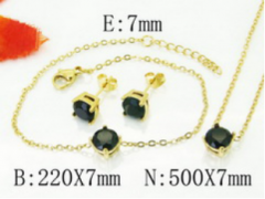 Stainless steel jewelry Necklace Eerrings Bracelet set Wholesale