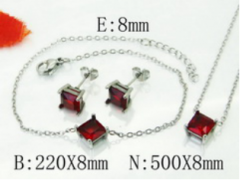 Stainless steel jewelry Necklace Eerrings Bracelet set Wholesale