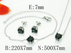 Stainless steel jewelry Necklace Eerrings Bracelet set Wholesale