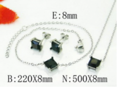Stainless steel jewelry Necklace Eerrings Bracelet set Wholesale