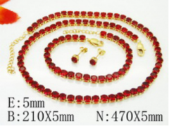 Stainless steel jewelry Necklace Eerrings Bracelet set Wholesale