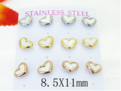 Stainless steel jewelry Earring (6pairs) wholesale
