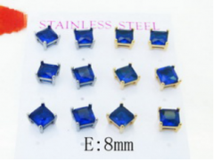 Stainless steel jewelry Earring (6pairs) wholesale