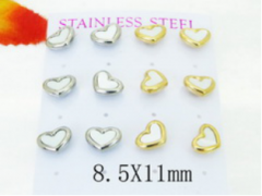 Stainless steel jewelry Earring (6pairs) wholesale