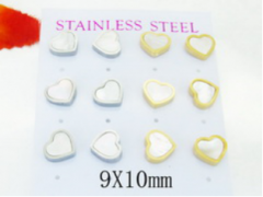 Stainless steel jewelry Earring (6pairs) wholesale