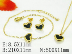 Stainless steel jewelry Necklace Eerrings Bracelet set Wholesale