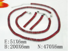 Stainless steel jewelry Necklace Eerrings Bracelet set Wholesale