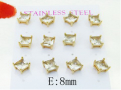Stainless steel jewelry Earring (6pairs) wholesale