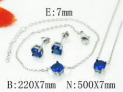 Stainless steel jewelry Necklace Eerrings Bracelet set Wholesale