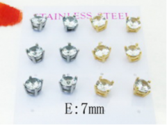 Stainless steel jewelry Earring (6pairs) wholesale